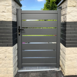 Porta de batente em alumínio SPACE 100x140cm - X-Metal